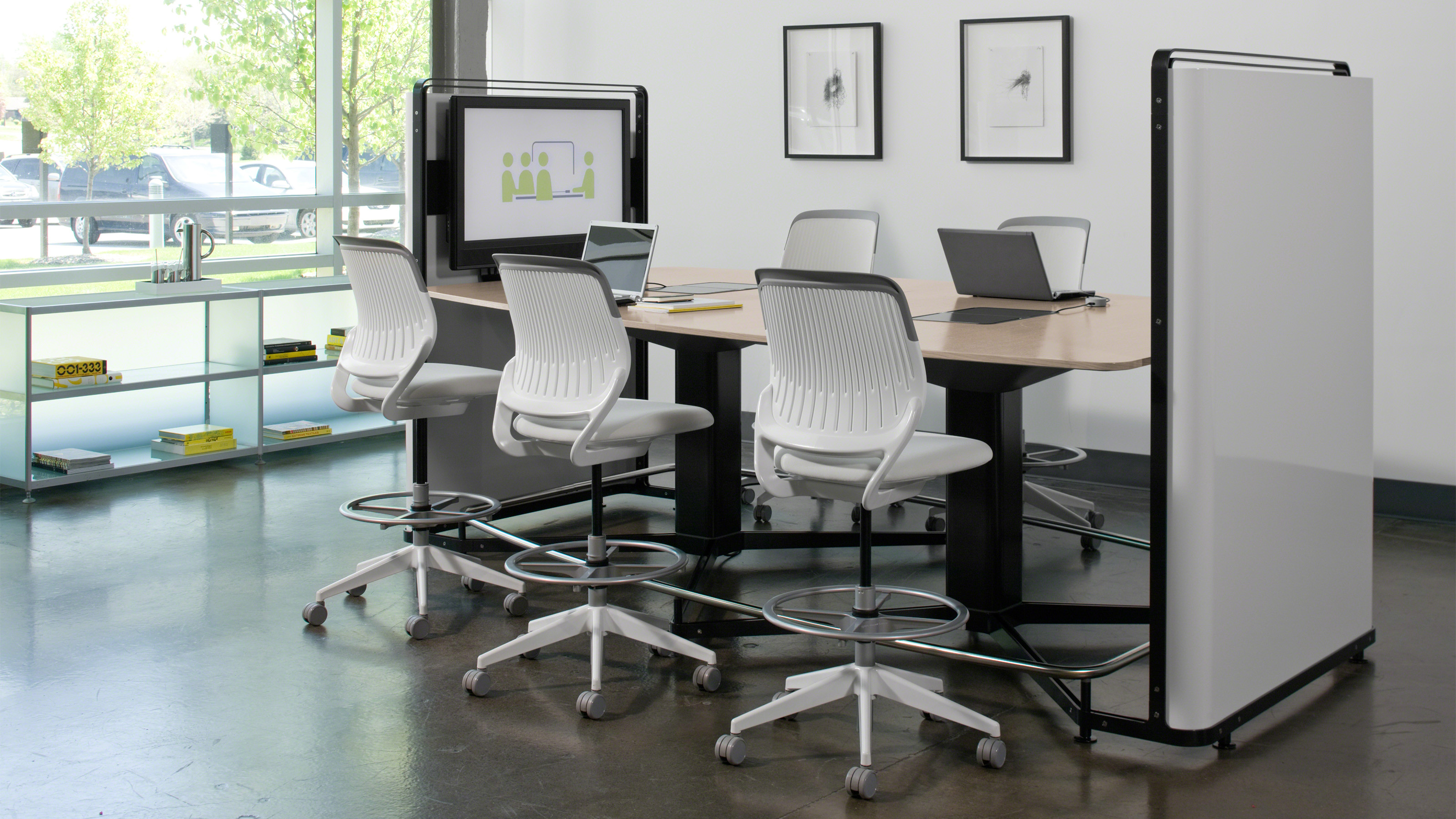 steelcase reply draughtsman chair