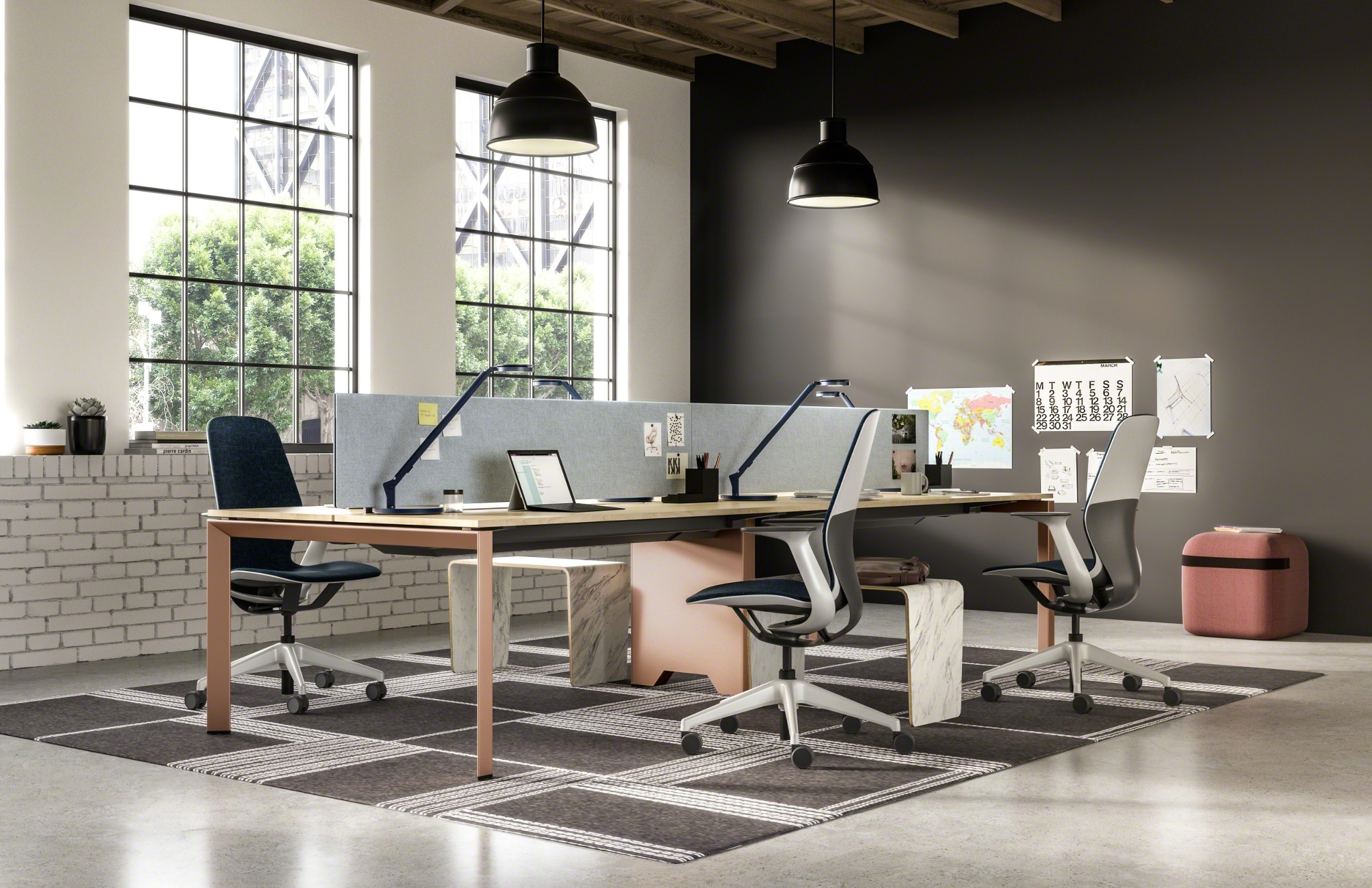 steelcase стол с подъемным механизмом