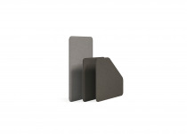 Gray Steelcase Flex Screens on white background
