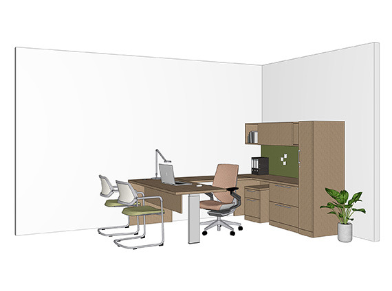 Private Office 3D image
