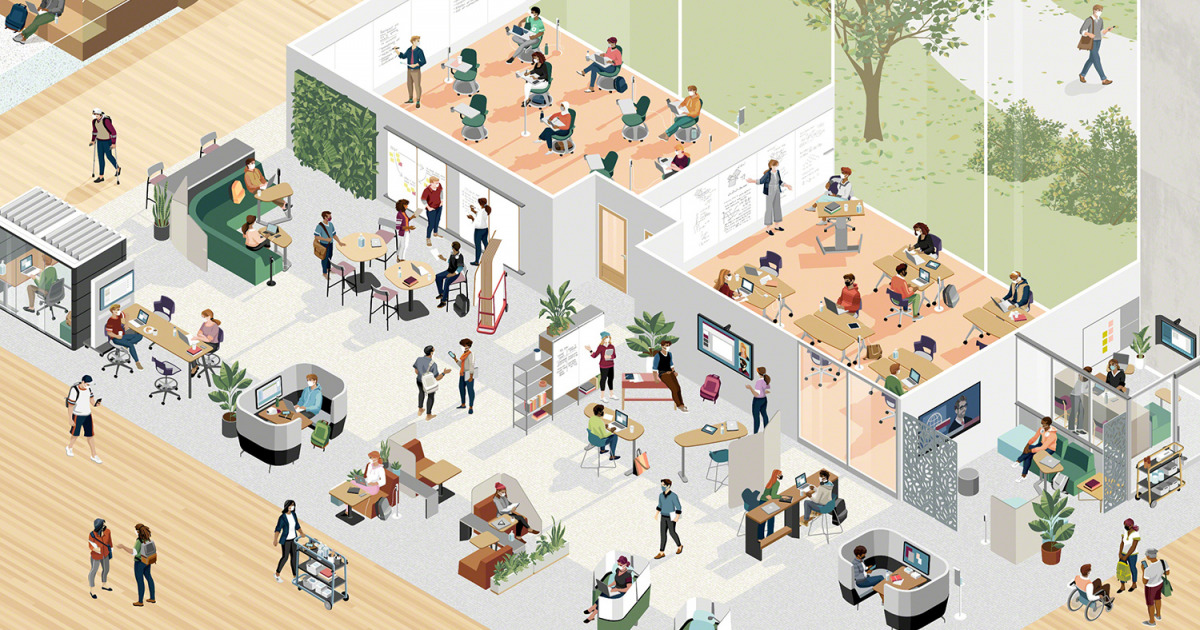 Better Work Space Learn Better - WorkSpace Interiors