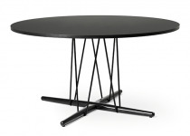 on white image of a black embrace lounge table