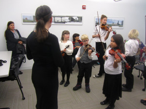 violin Suzuki Stringers young violin students